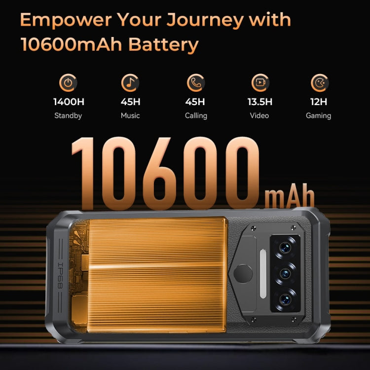 Oukitel WP38 Rugged Phone, 12GB+256GB, IP68/IP69K, Fingerprint Identification, 10600mAh, 6.52 inch MediaTek MT8788 Octa Core, NFC, OTG, Network: 4G Oukitel WP38 Rugged Phone, 12GB+256GB, IP68/IP69K, Fingerprint Identification, 10600mAh, 6.52 inch MediaTek MT8788 Octa Core, NFC, OTG, Network: 4G